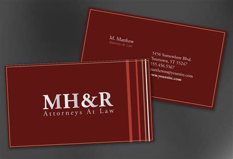 Business Card template for Design for Attorney and Legal Firms. Order Custom Business Card design