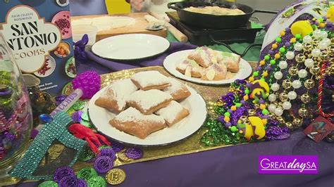 King Cake Beignets for Fat Tuesday! | Great Day SA | kens5.com