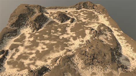 FREE - Dry Sand Terrain - Download Free 3D model by josevega [56c551e] - Sketchfab
