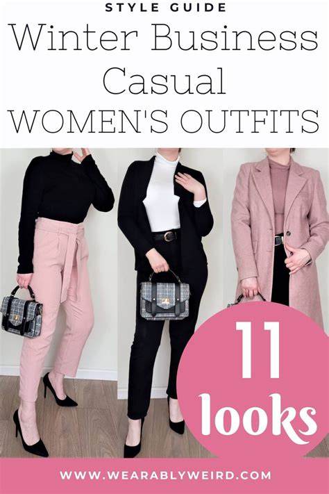 Winter Business Casual Women's Outfit Ideas: 11 Looks - Wearably Weird