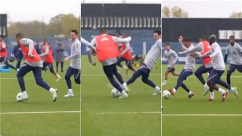 Video of Real Madrid Target Kylian Mbappé Scoring an Eyewatering Solo Goal at Training Drops