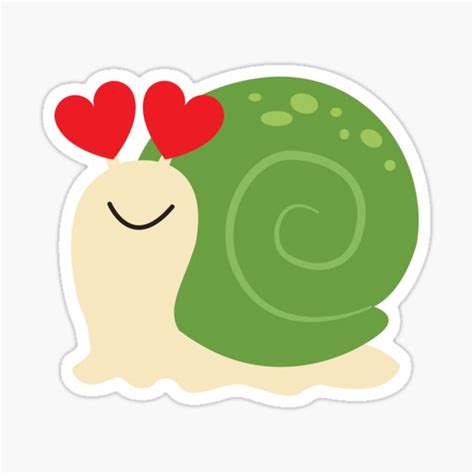 "Snail Emoji " Sticker by HippoEmo | Redbubble