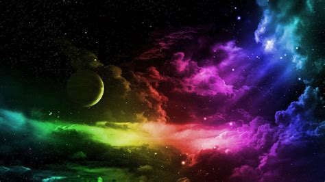 Download Magical Rainbow Galaxy Background Wallpaper | Wallpapers.com