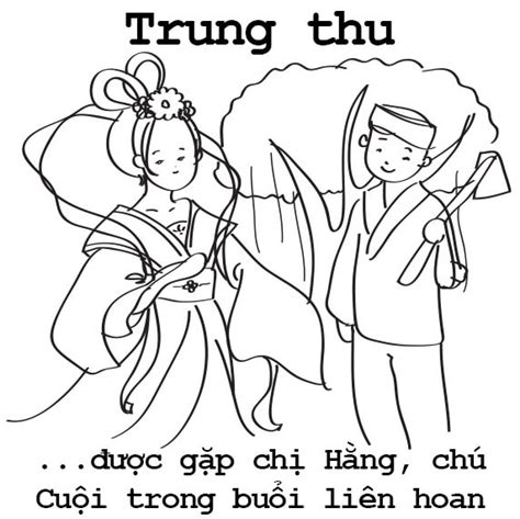 Tô Màu Trung Thu - Tranh Tô Màu Cho Bé