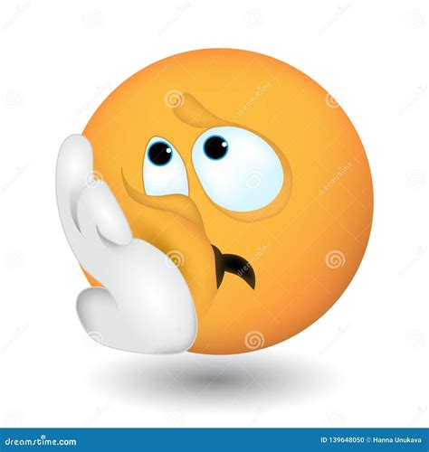 Emoji with Emotions of Despondency, Boredom Stock Vector - Illustration of emoji, emotions ...