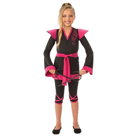 Girls Ninja Girl Costume - Walmart.com - Walmart.com