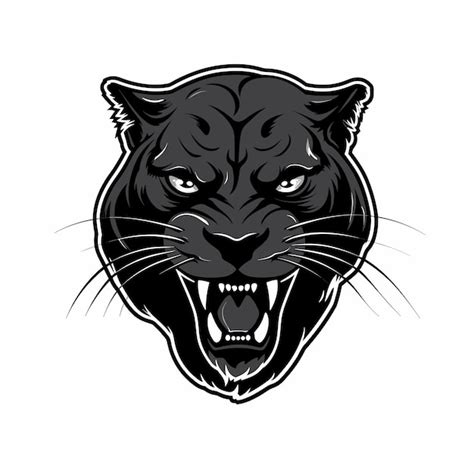 Premium Vector | Black Panther Vector Logo Simple 2D Vector Art