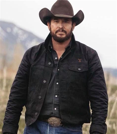 Black Denim Trucker Jacket For Mens | RIP Wheeler | Cole hauser, Black cotton jacket, Mens outfits