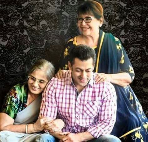 Salman Khan With His Mother