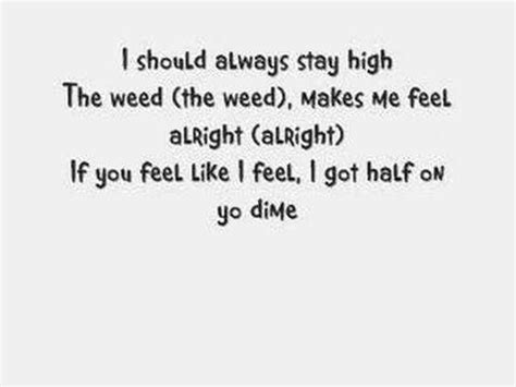 WEED SONG WITH LYRICS - YouTube