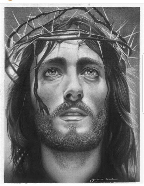 Pin by Cecilia Toledo Perez on Tattoo model 2018 | Jesus sketch, Jesus christ portrait, Christ ...