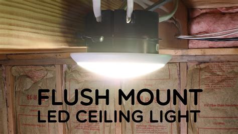 Installing Flush Mount Led Ceiling Light | Shelly Lighting