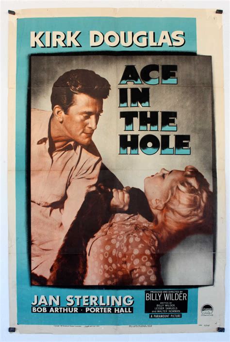 "ACE IN THE HOLE" MOVIE POSTER - "ACE IN THE HOLE" MOVIE POSTER