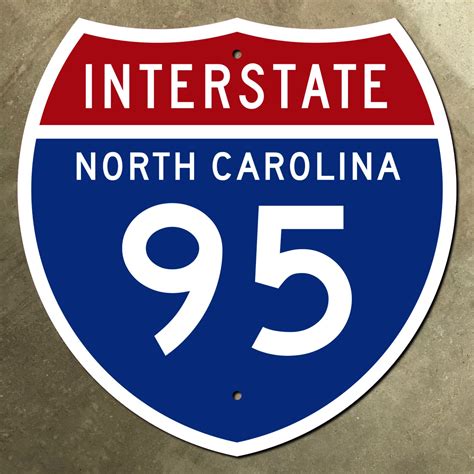 North Carolina Interstate Route 95 Highway Marker Road Sign - Etsy