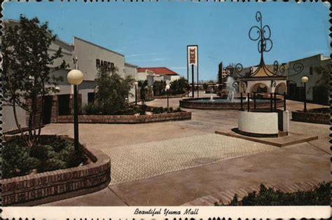 The Beautiful Yuma Mall Arizona Postcard