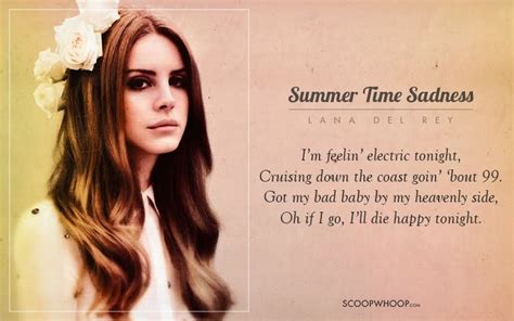 15 Lyrics From Lana Del Rey Songs To Give Words To Your Summertime Sadness