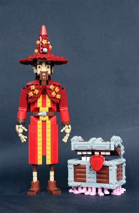 MOC: Rincewind & The Luggage | Cyclopic Bricks