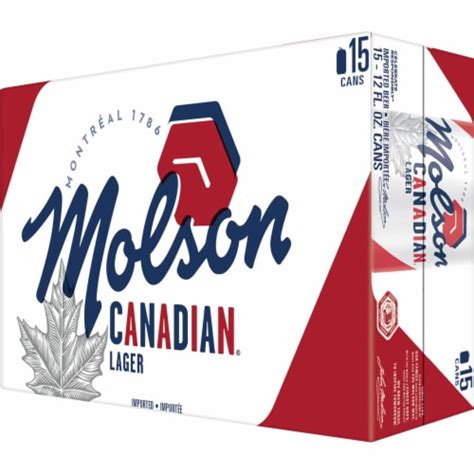 Molson Canadian® Lager Beer, 15 cans / 12 fl oz - Pick ‘n Save