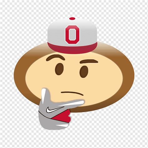 Ohio State University Ohio State Buckeyes football Brutus Buckeye Emoji ...