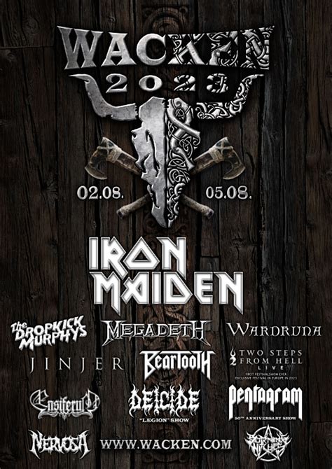 W:O:A 2023: The first bands for the 32nd Wacken Open Air! | Wacken Open Air