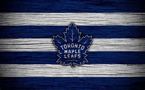 Download NHL Emblem Logo Toronto Maple Leafs Sports 4k Ultra HD Wallpaper