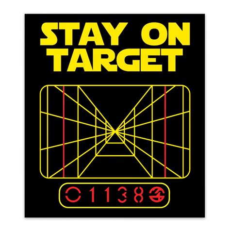 Stay on Target | Sticker – 3D Printing by Muckychris