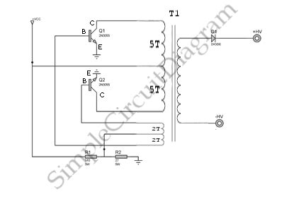 High Voltage Inverter under Repository-circuits -52666- : Next.gr