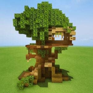 20 Minecraft Treehouse Build Ideas and Tutorials - Mom's Got the Stuff