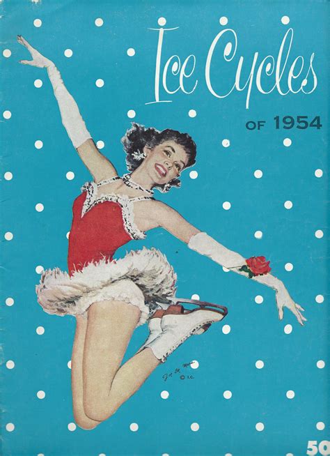 USA Hollywood 1954 'Ice Cycles' show. | Vintage ice skating, Vintage poster art, Vintage posters