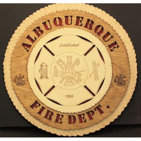 ALBUQUERQUE FIRE DEPT PLAQUE – riverranchdesigns.com