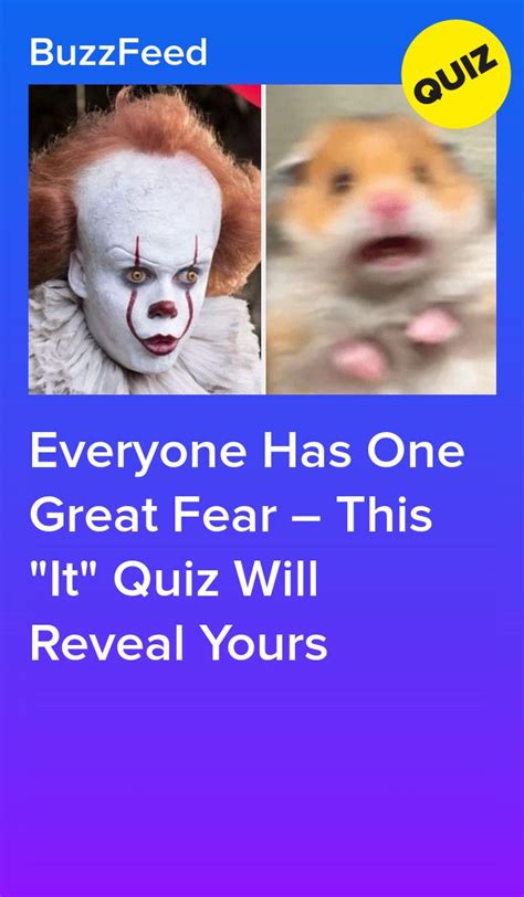 Everyone Has One Great Fear – This "It" Quiz Will Reveal Yours Quizes Buzzfeed, Buzzfeed Quizzes ...