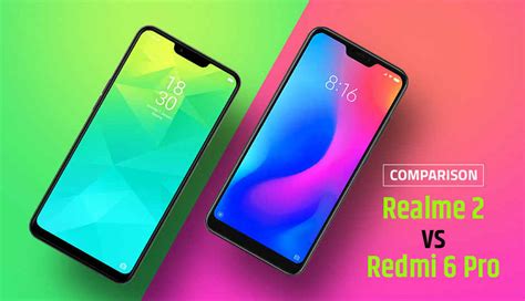 Xiaomi Redmi 6 Pro Vs Realme 2: Specs, price and features compared | Digit