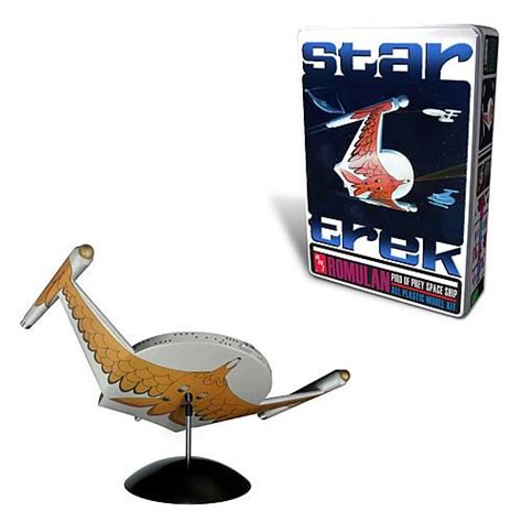 Star Trek Romulan Bird of Prey Model Kit in Tin