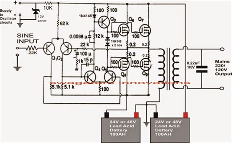 6v Simple Inverter Circuit Diagram