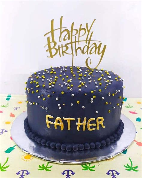 Happy Birthday Dad Cake - birthday card message