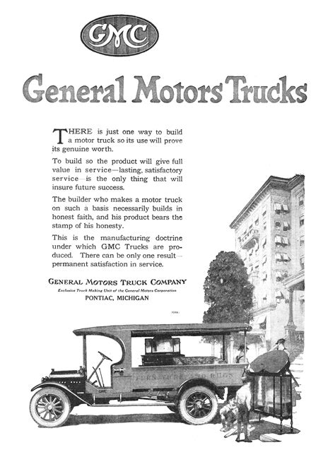 General Motors Trucks Advertising Campaign (1920) - Blog