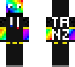 Happy Rainbow guy (Goodtimeswithscar face) | Minecraft Skin