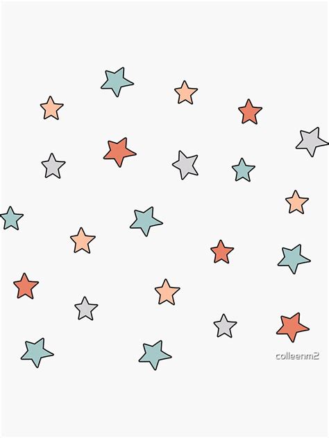 "Aesthetic mini star pack" Sticker for Sale by colleenm2 | Redbubble