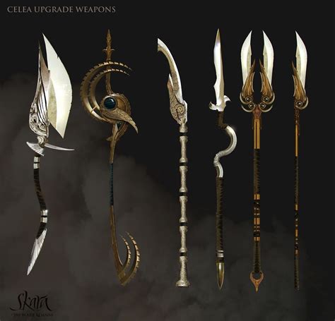 Celea Lance weapons upgrade Fantasy Sword, Fantasy Weapons, Fantasy Art, Glaive Weapons, Lance ...