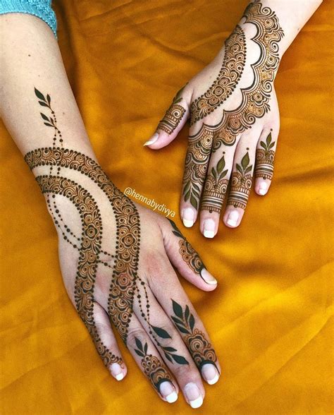 Unique Back Hand Mehndi Designs For The Bridesmaids! | WedMeGood