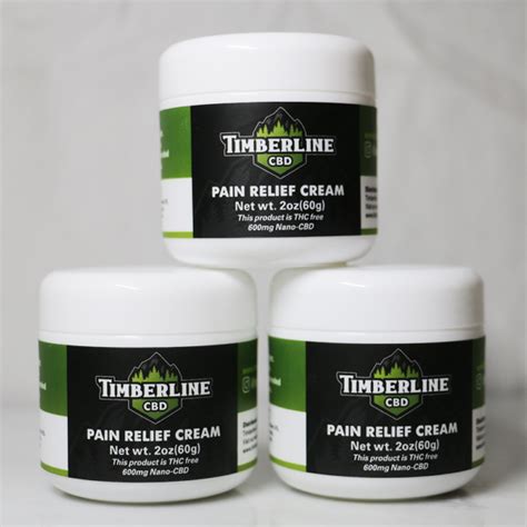 CBD Pain Relief Cream for sore muscles - Timberline CBD