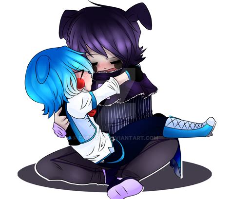 Kiss Me! -Shadow Bonnie x Toy Bonnie by Boltzellett on DeviantArt