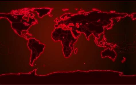 red world map | Wallpaper, Neon signs, High quality wallpapers