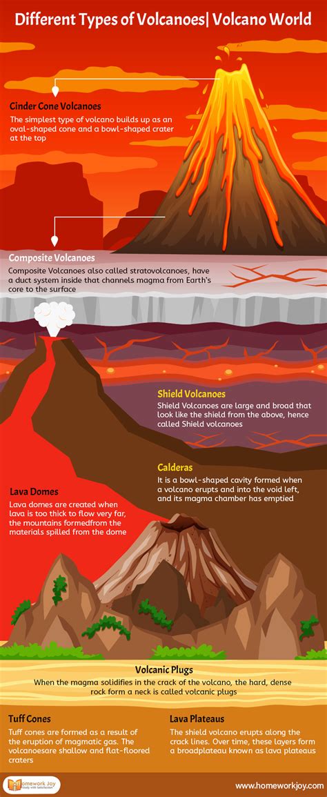 Infographic About Different Types Of Volcanoes And Th - vrogue.co