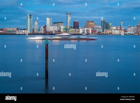 Liverpool City Skyline Cityscape Stock Photo - Alamy