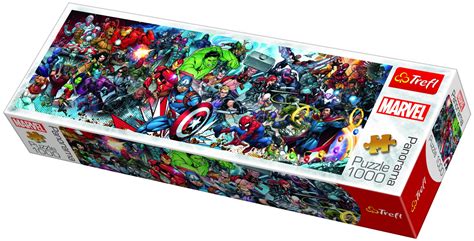 Trefl 1000 Piece Panorama Adult Large Join The Marvel Universe Jigsaw ...