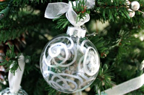 Silver Painted Glass Ornaments - Day 7 of 12 Days of Christmas ...