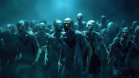 Zombie Horde Wallpaper