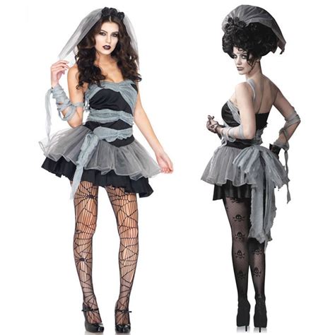 Fashion Sexy Costumes Hallowmas Costume Vampire Zombie Cosplay Game Uniform Stage Wear Theme ...