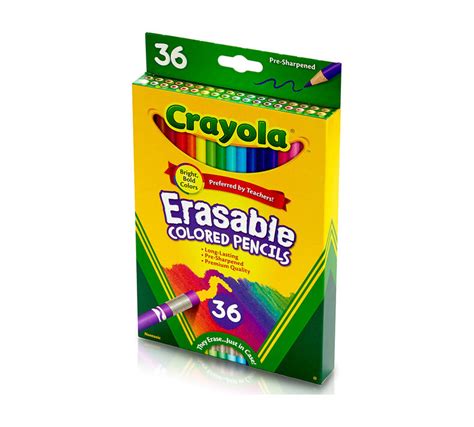 Crayola Erasable Colored Pencil Set - 36 Count | Crayola